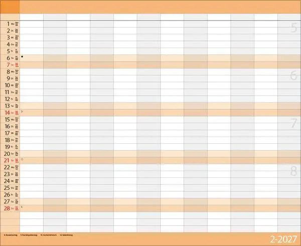 Bild: 9783819304347 | Teamplaner 2027 | Verlag Korsch | Kalender | 13 S. | Deutsch | 2027