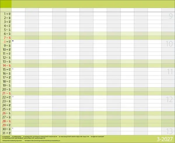 Bild: 9783819304347 | Teamplaner 2027 | Verlag Korsch | Kalender | 13 S. | Deutsch | 2027