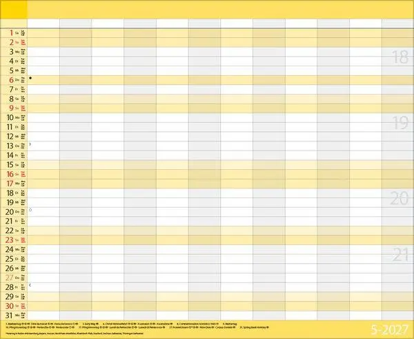 Bild: 9783819304347 | Teamplaner 2027 | Verlag Korsch | Kalender | 13 S. | Deutsch | 2027