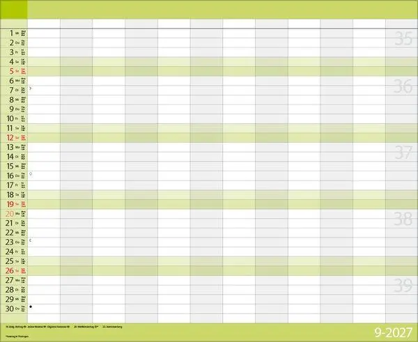 Bild: 9783819304347 | Teamplaner 2027 | Verlag Korsch | Kalender | 13 S. | Deutsch | 2027