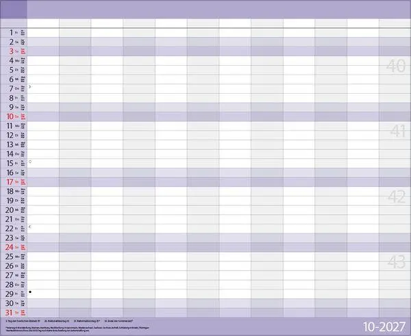 Bild: 9783819304347 | Teamplaner 2027 | Verlag Korsch | Kalender | 13 S. | Deutsch | 2027