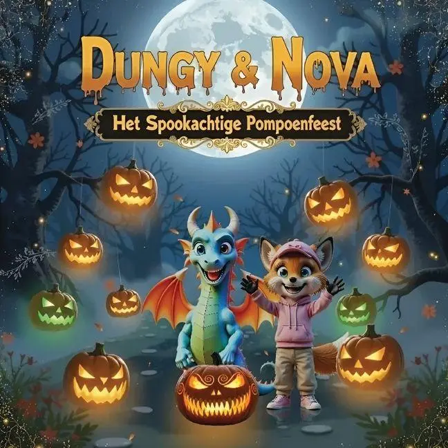 Cover: 9789083594347 | Dungy &amp; Nova | Het Spookachtige Pompoenfeest | Kristof Coninx | Buch
