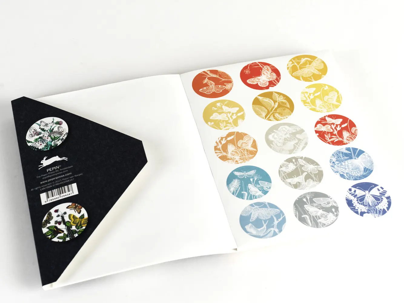 Bild: 9789460094347 | Butterflies | Label and Sticker Book | Pepin van Roojen | Taschenbuch