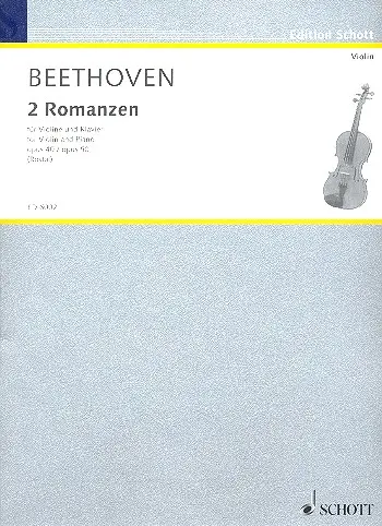 Cover: 9790001064347 | Two Romances op. 40 / 50 | G Major / F Major | Ludwig van Beethoven