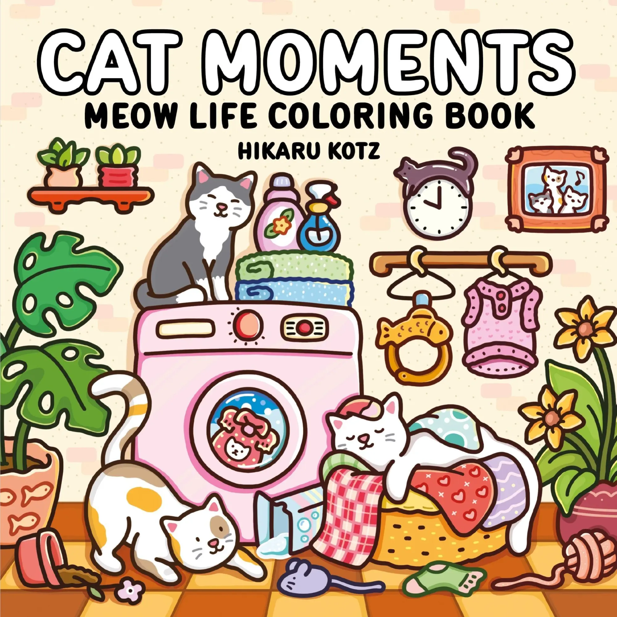 Cover: 9780063514447 | Cat Moments: Meow Life Coloring Book | Hikaru Kotz | Taschenbuch