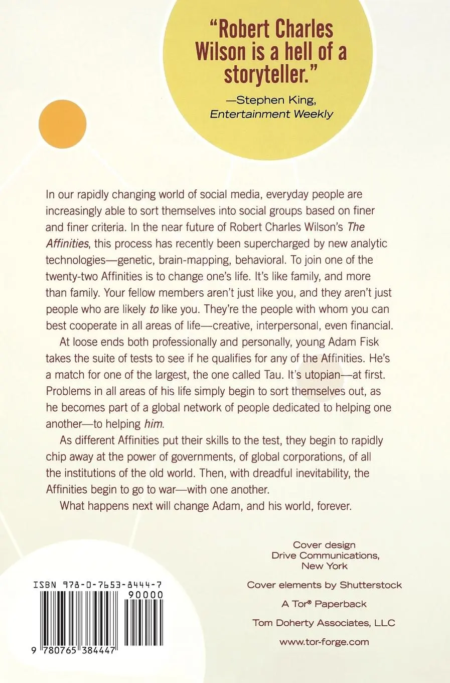 Rückseite: 9780765384447 | Affinities | Robert Charles Wilson | Taschenbuch | Englisch | 2016