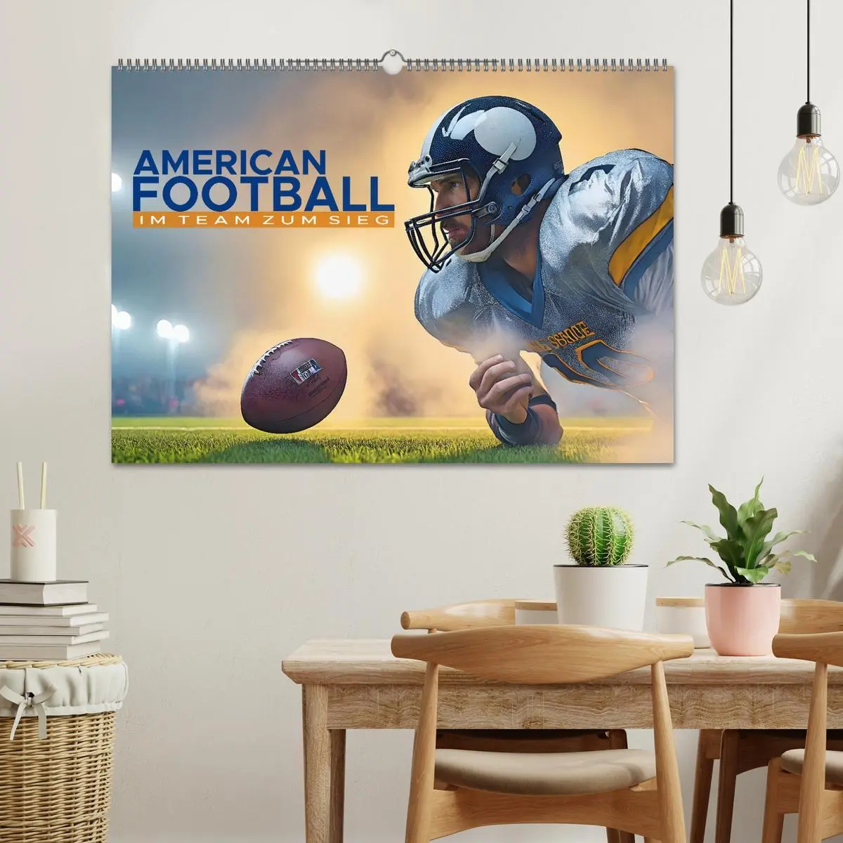 Bild: 9783457264447 | American Football - im Team zum Sieg (Wandkalender 2026 DIN A2...