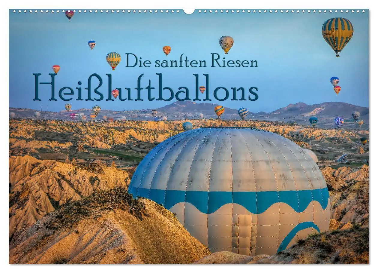 Cover: 9783457404447 | Heißluftballons Die sanften Riesen (Wandkalender 2026 DIN A2 quer),...