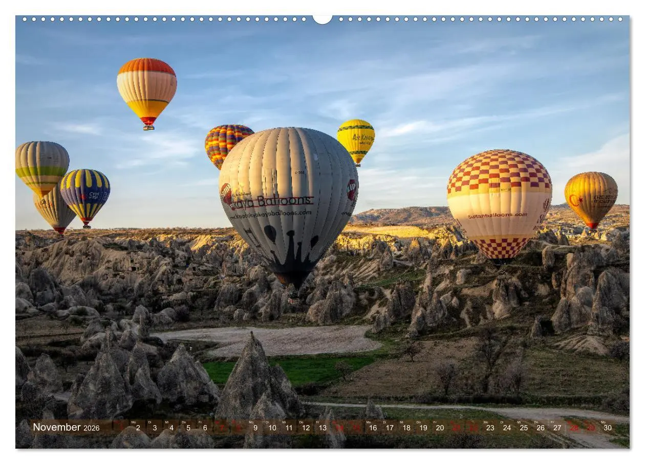 Bild: 9783457404447 | Heißluftballons Die sanften Riesen (Wandkalender 2026 DIN A2 quer),...