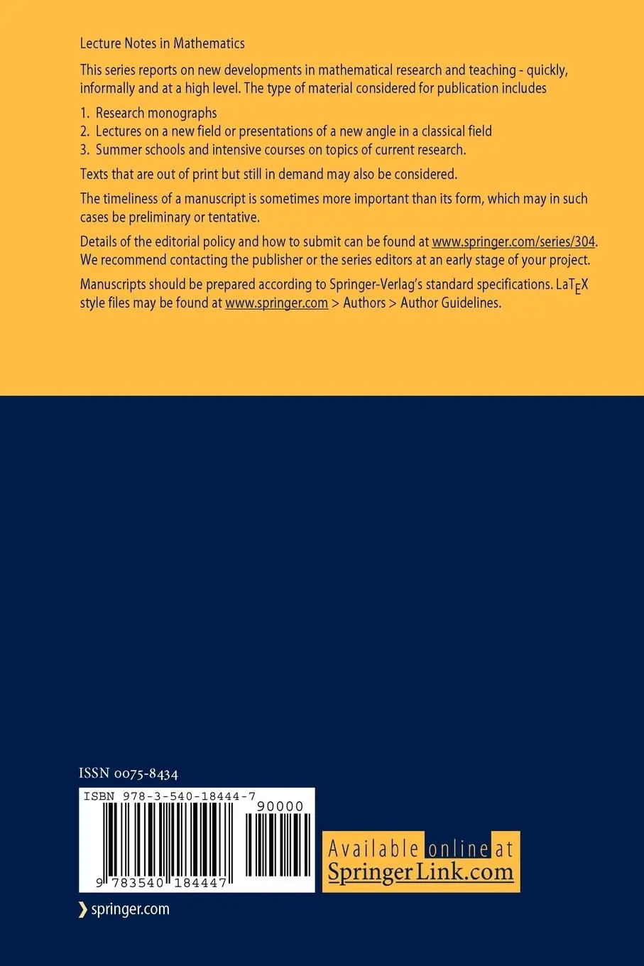 Rückseite: 9783540184447 | Konstruktive Galoistheorie | Bernd H. Matzat | Taschenbuch | Deutsch