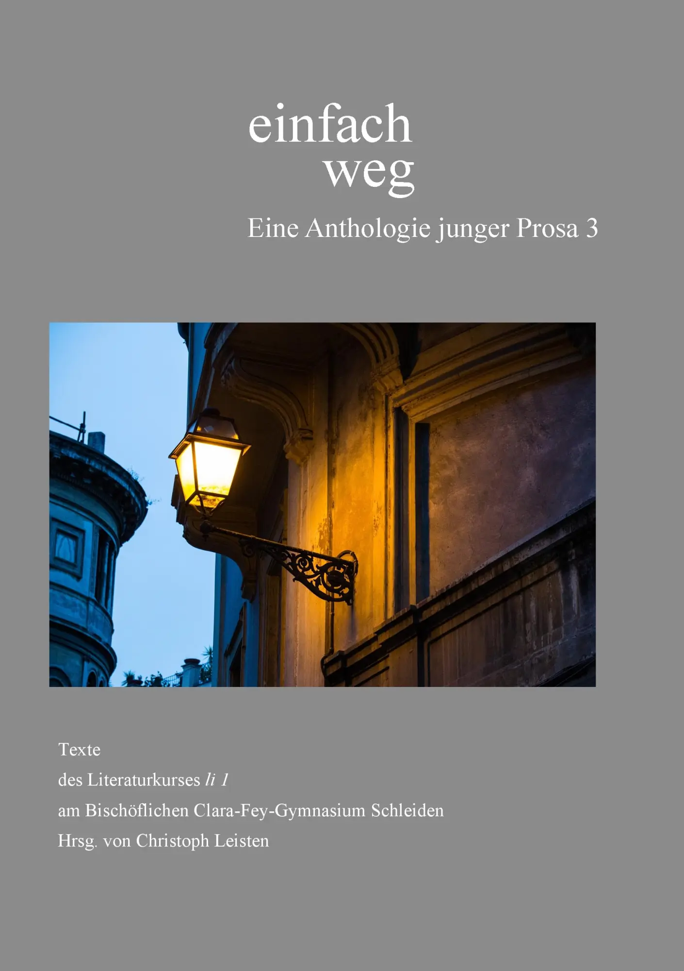 einfach weg: Eine Anthologie junger Prosa 3