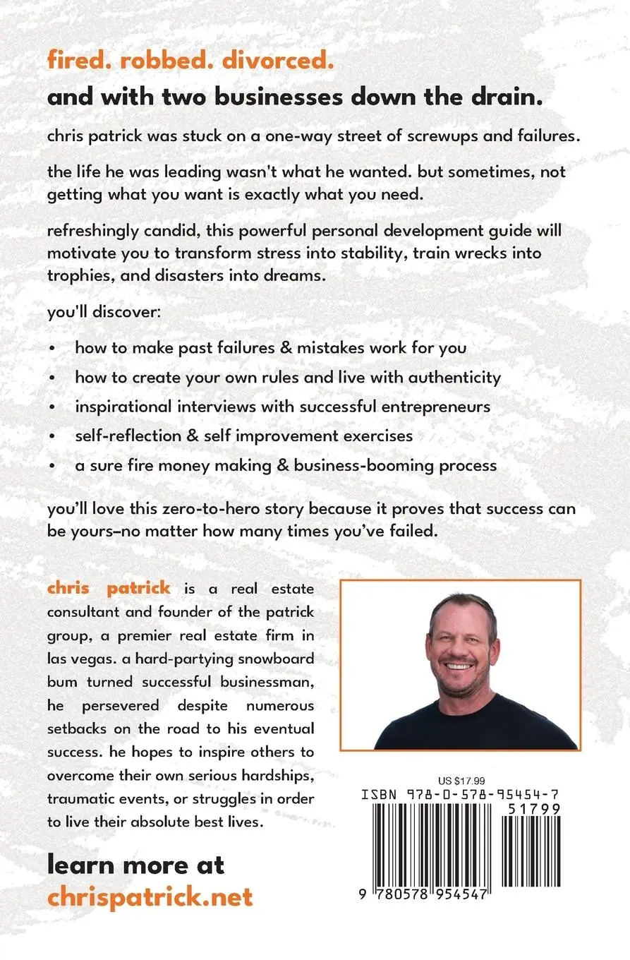 Rückseite: 9780578954547 | Disasters To Dreams | Chris Patrick | Taschenbuch | Englisch | 2021
