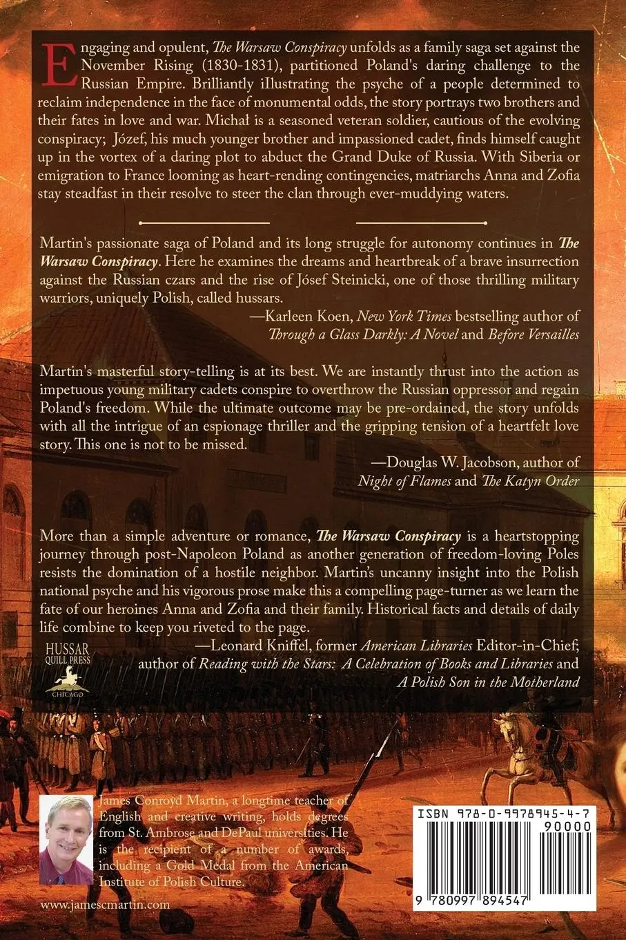 Rückseite: 9780997894547 | The Warsaw Conspiracy (The Poland Trilogy Book 3) | Martin | Buch