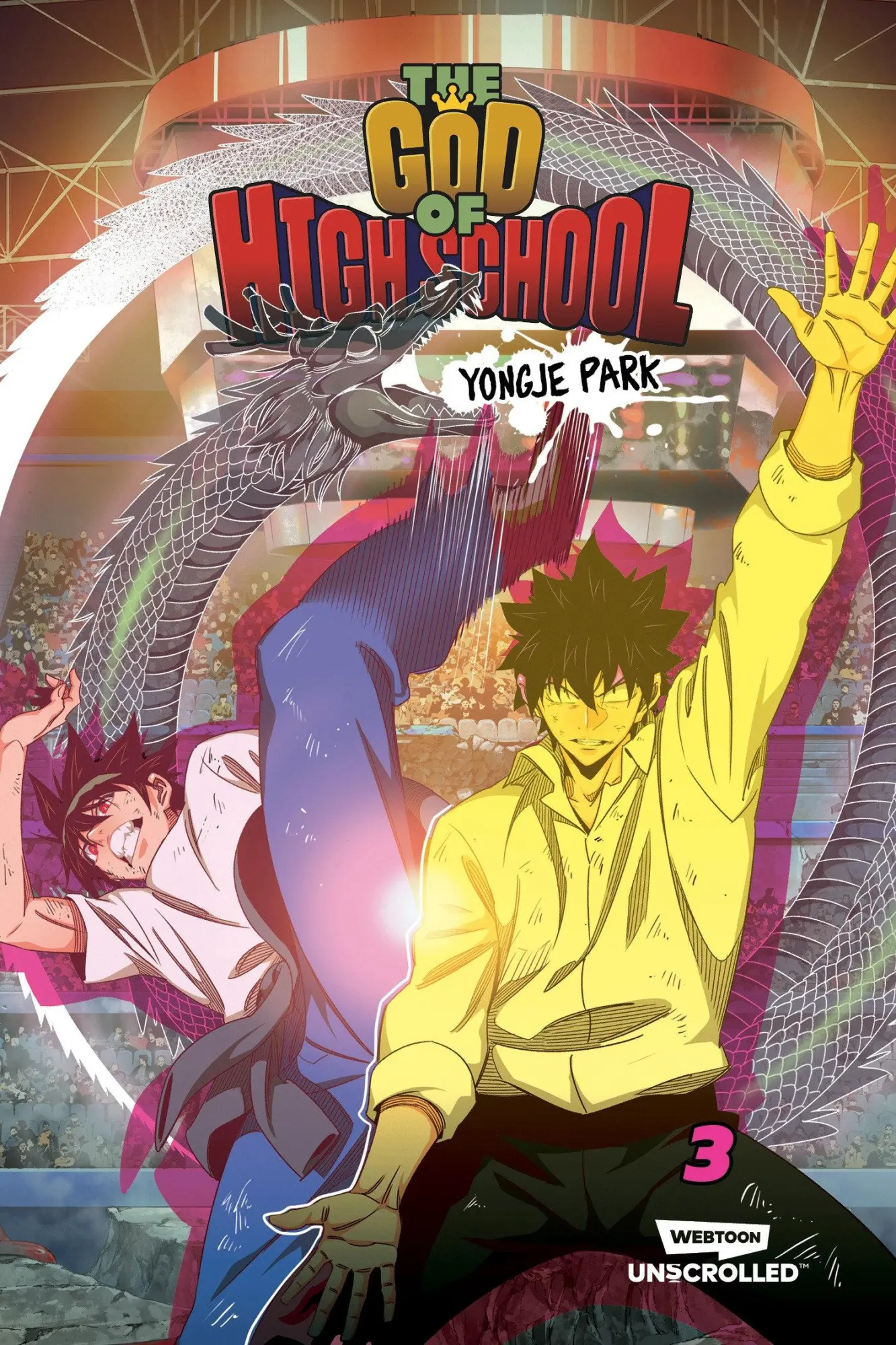 Cover: 9781998854547 | The God of High School, Vol. 3 | A Webtoon Unscrolled Graphic Novel