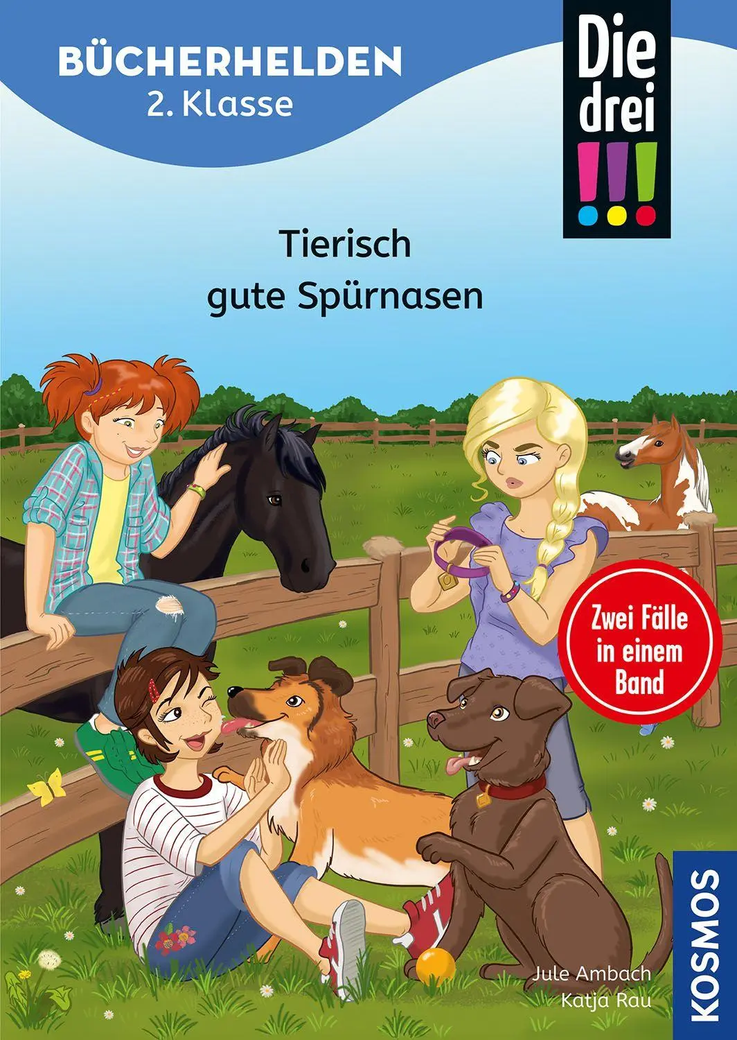Cover: 9783440184547 | Die drei !!!, Bücherhelden 2. Klasse, Doppelband, Tierisch gute...