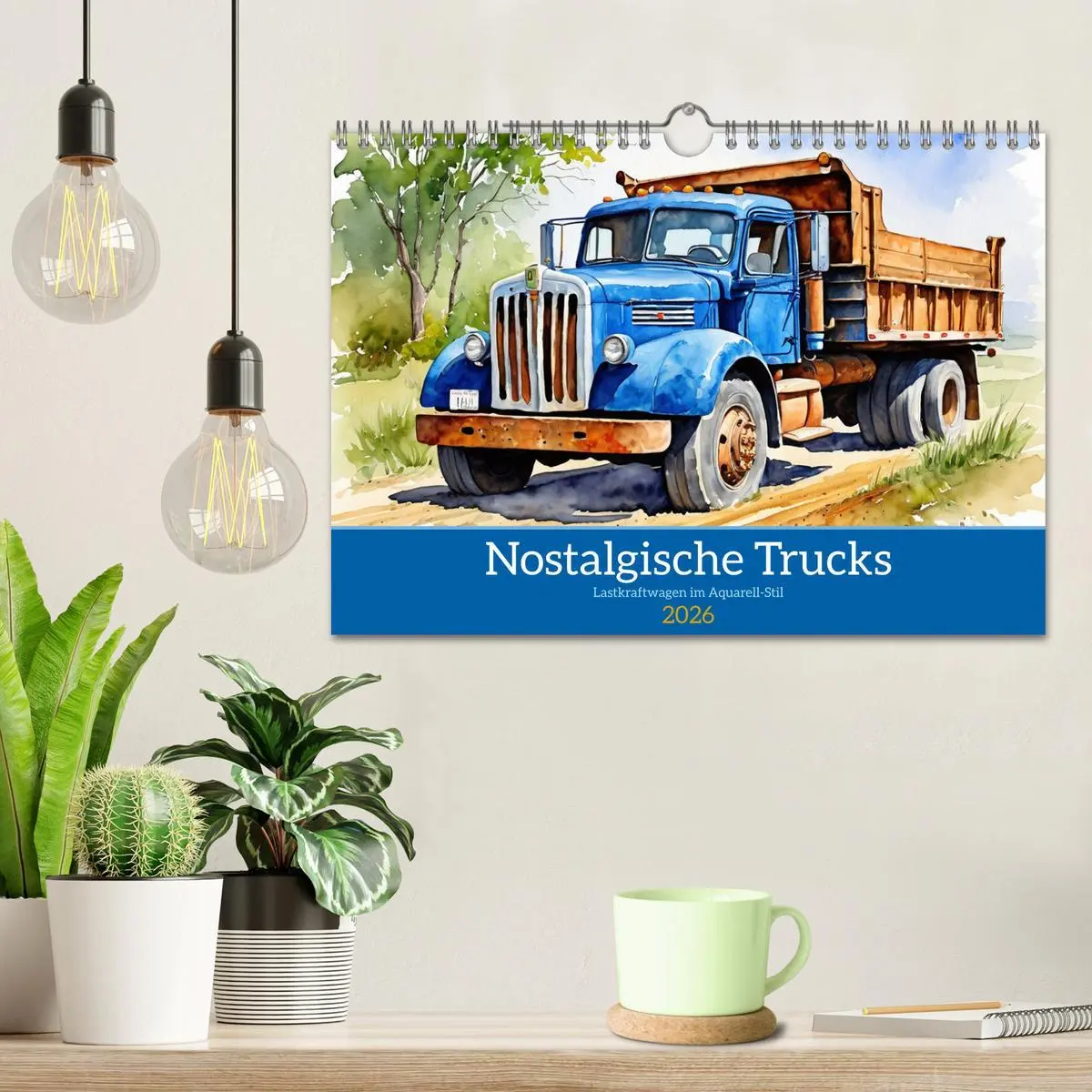 Bild: 9783457324547 | Nostalgische Trucks (Wandkalender 2026 DIN A4 quer), CALVENDO...