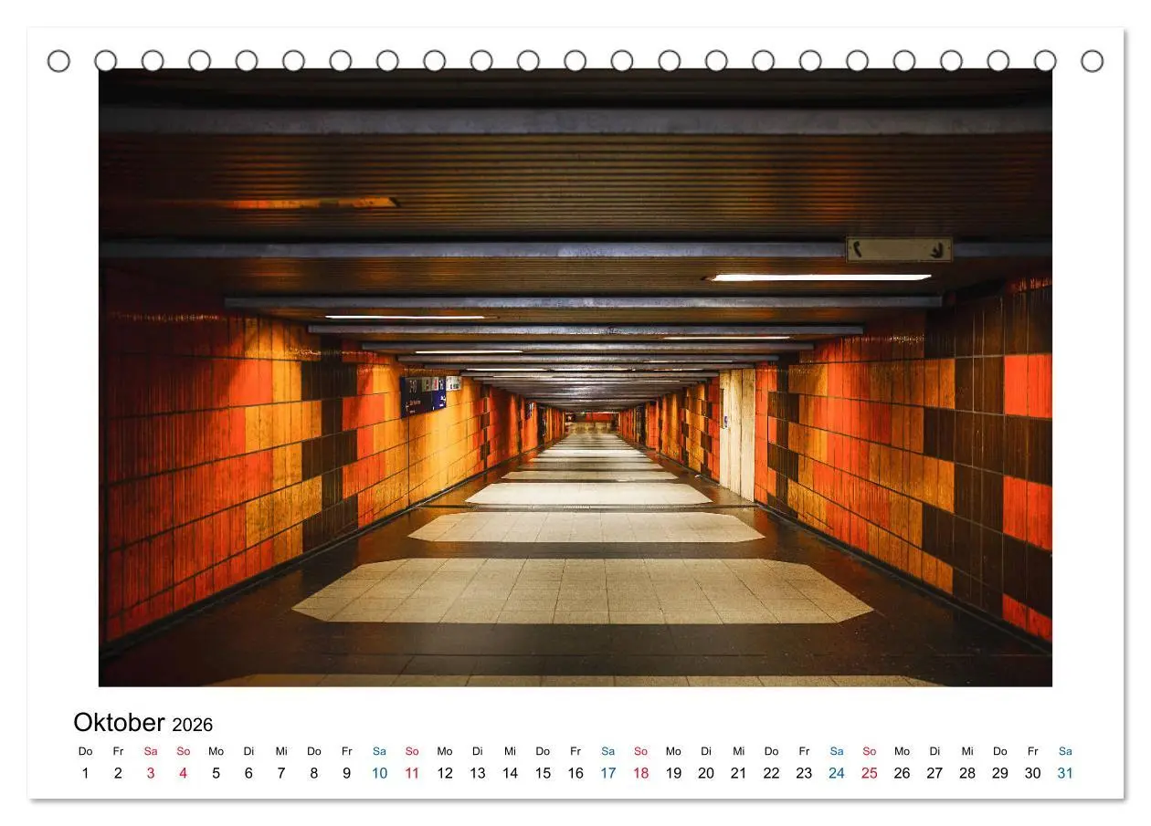Bild: 9783457704547 | Köln - Unten (Tischkalender 2026 DIN A5 quer), CALVENDO Monatskalender