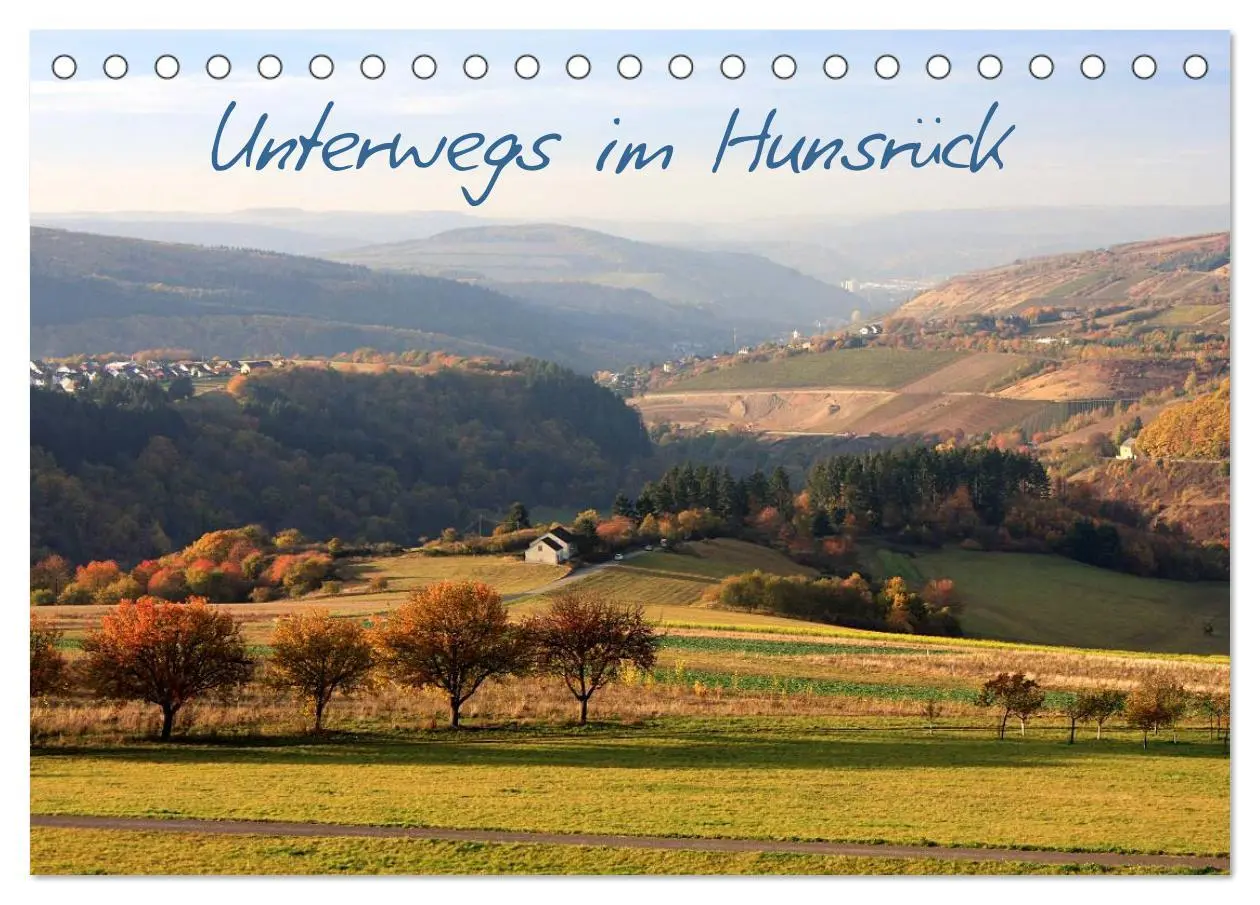 Cover: 9783516034547 | Unterwegs im Hunsrück (Tischkalender 2026 DIN A5 quer), CALVENDO...