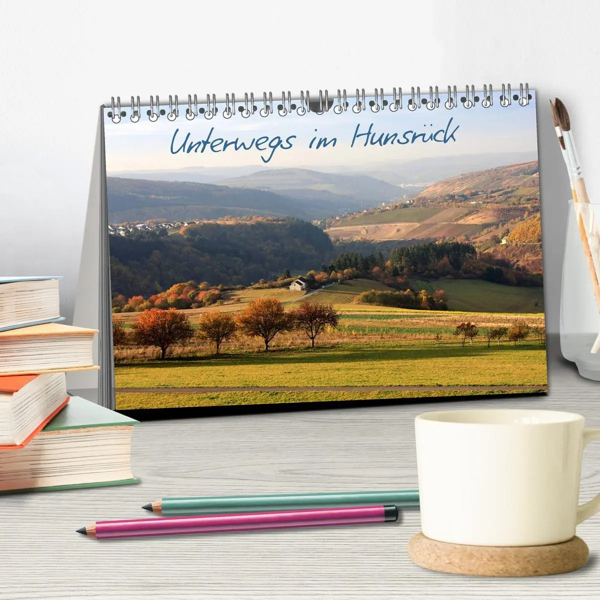 Bild: 9783516034547 | Unterwegs im Hunsrück (Tischkalender 2026 DIN A5 quer), CALVENDO...