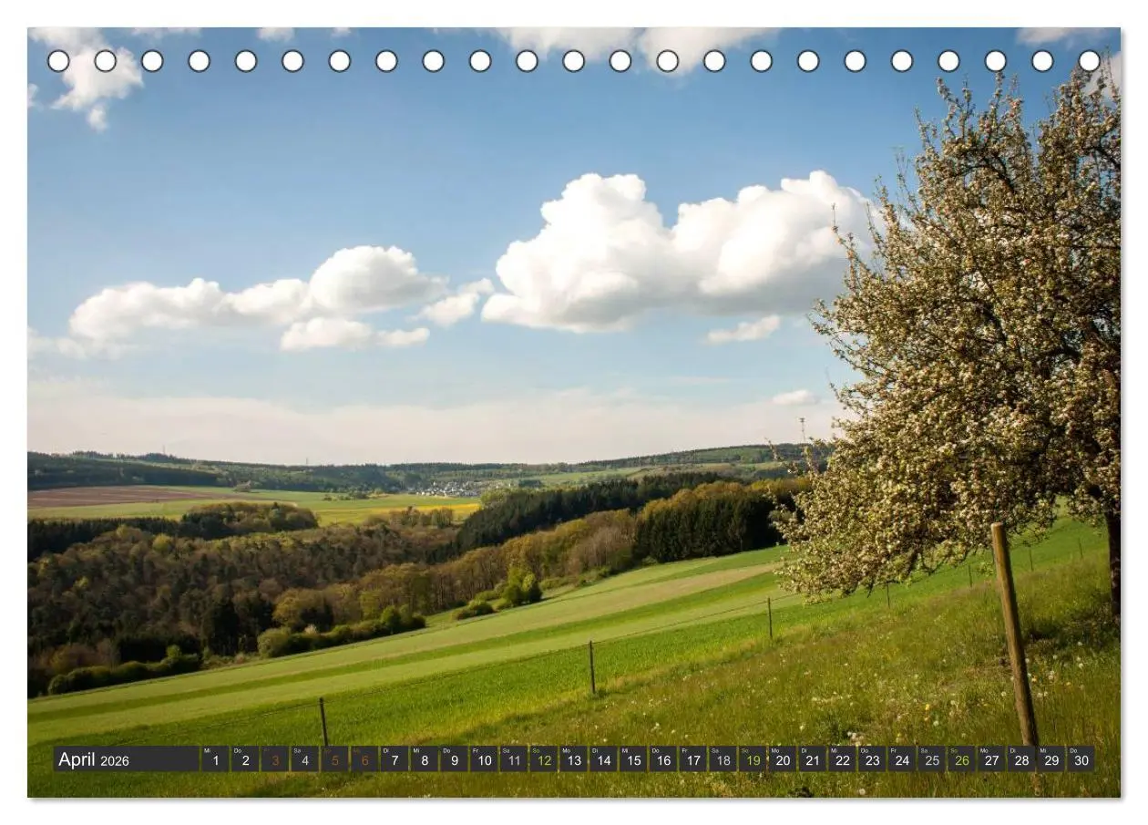 Bild: 9783516034547 | Unterwegs im Hunsrück (Tischkalender 2026 DIN A5 quer), CALVENDO...