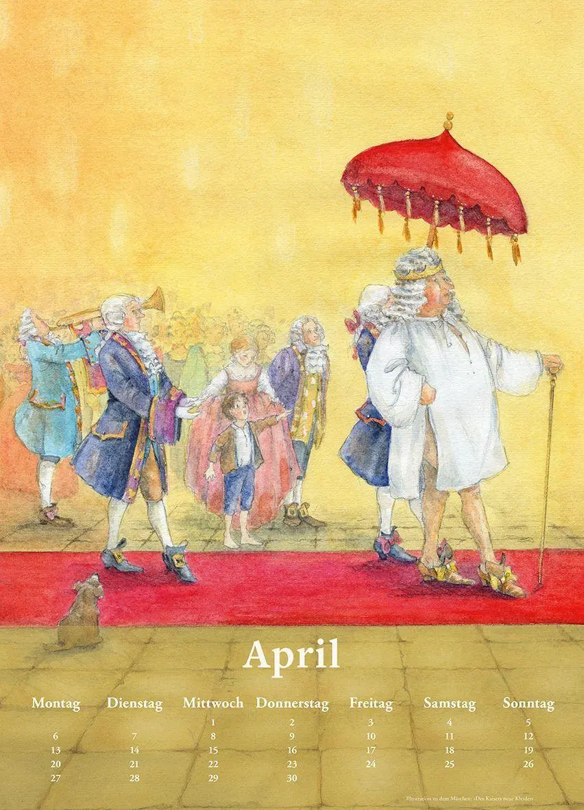 Bild: 9783825154547 | Kinderzimmer-Kalender 2027 'Hans Christian Andersen' | Drescher | 2027