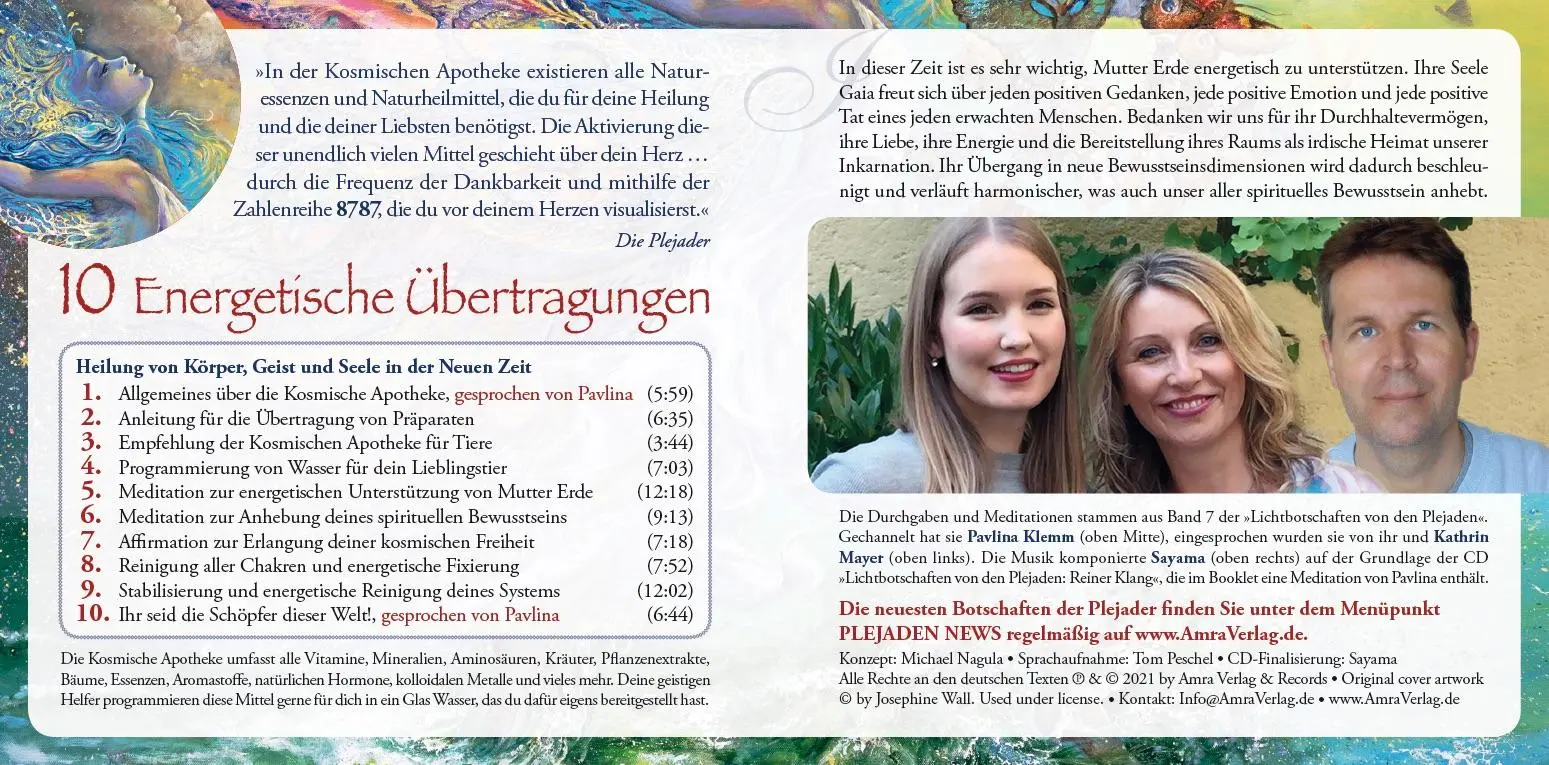 Bild: 9783954474547 | Lichtbotschaften von den Plejaden: DIE KOSMISCHE APOTHEKE...
