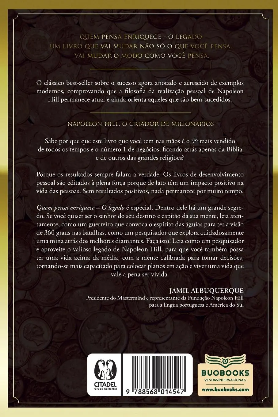 Rückseite: 9788568014547 | Quem pensa enriquece - o legado | Napoleon Hill | Taschenbuch | 2018