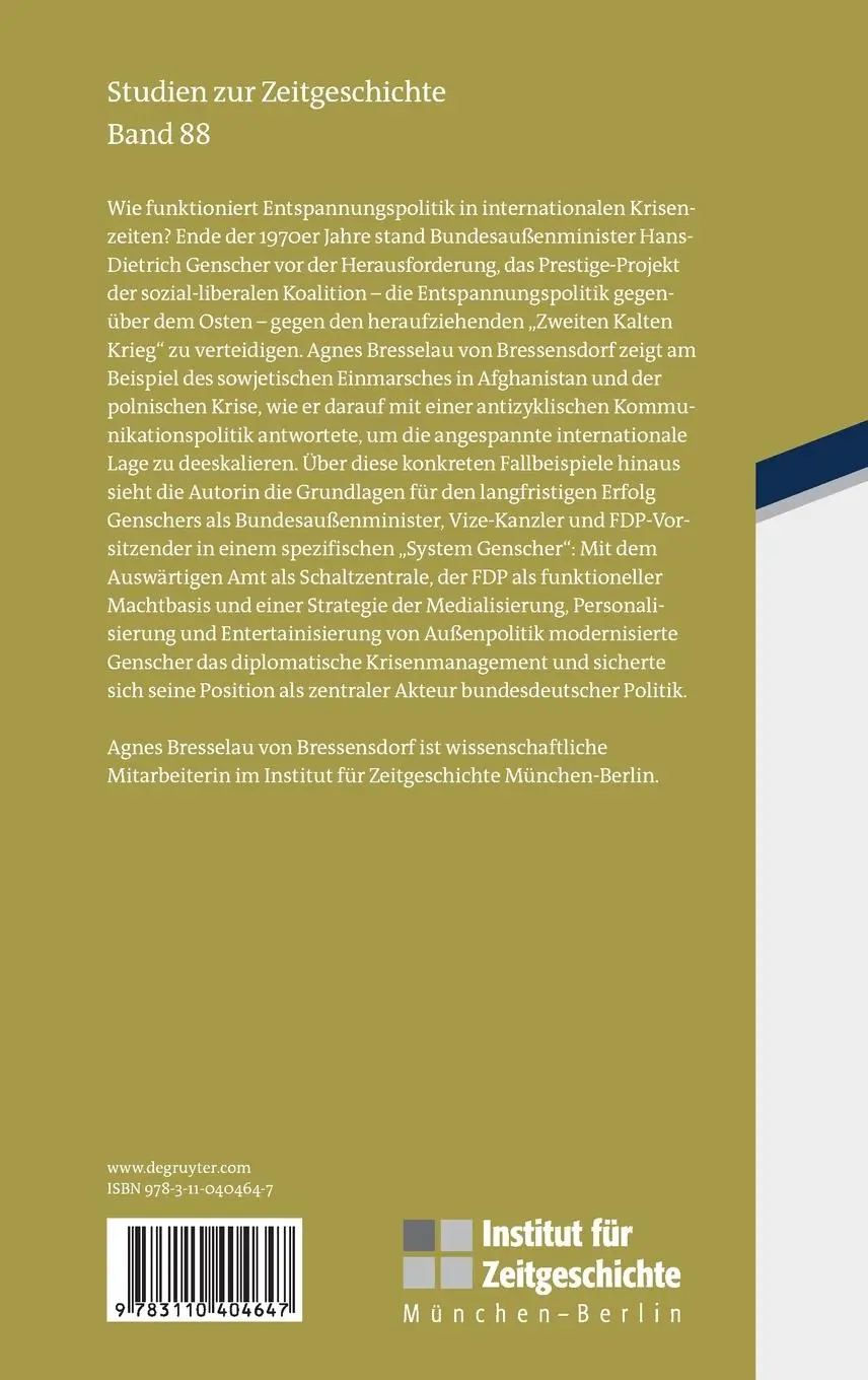 Rückseite: 9783110404647 | Frieden durch Kommunikation | Agnes Bresselau Von Bressensdorf | Buch