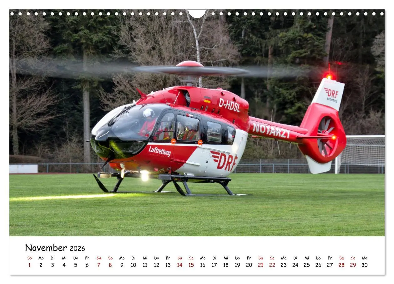Bild: 9783457314647 | Die beeindruckende Welt der Hubschrauber (Wandkalender 2026 DIN A3...
