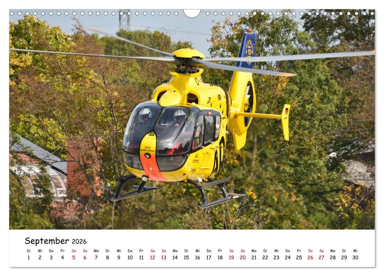 Bild: 9783457314647 | Die beeindruckende Welt der Hubschrauber (Wandkalender 2026 DIN A3...