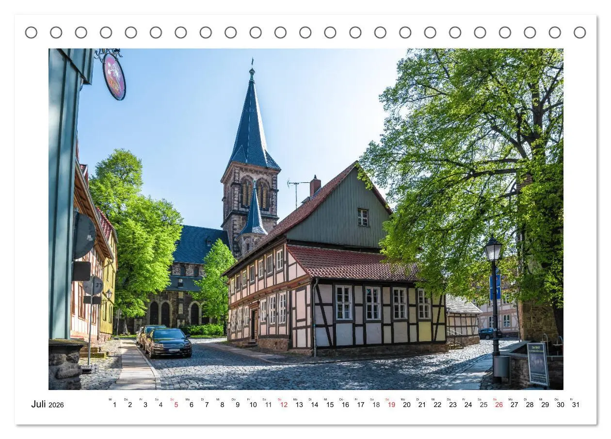 Bild: 9783457794647 | Wernigerode - Die Fachwerkstadt im Harz (Tischkalender 2026 DIN A5...