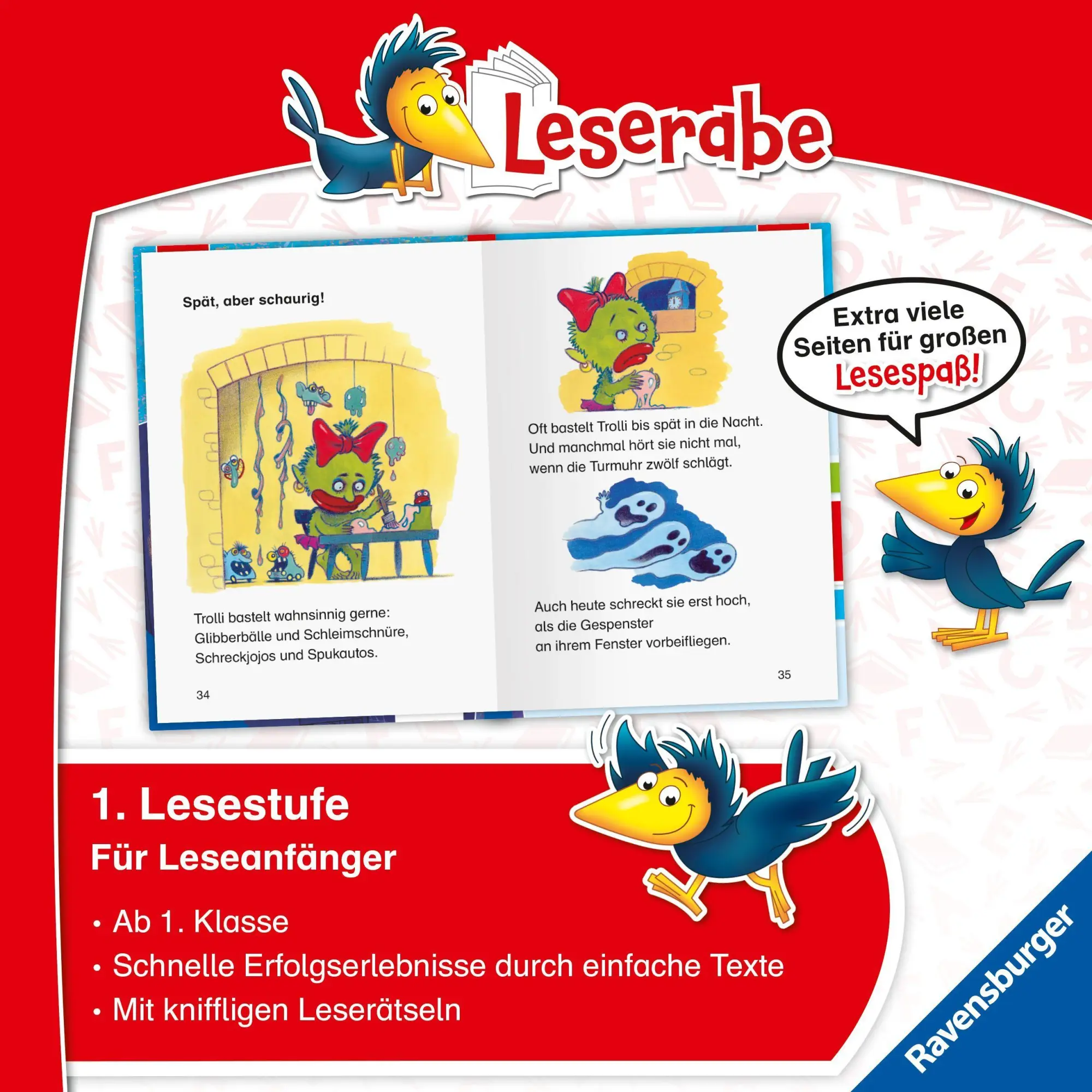 Bild: 9783473464647 | Leserabe Sonderausgaben - Witzige Monstergeschichten | Klein (u. a.)