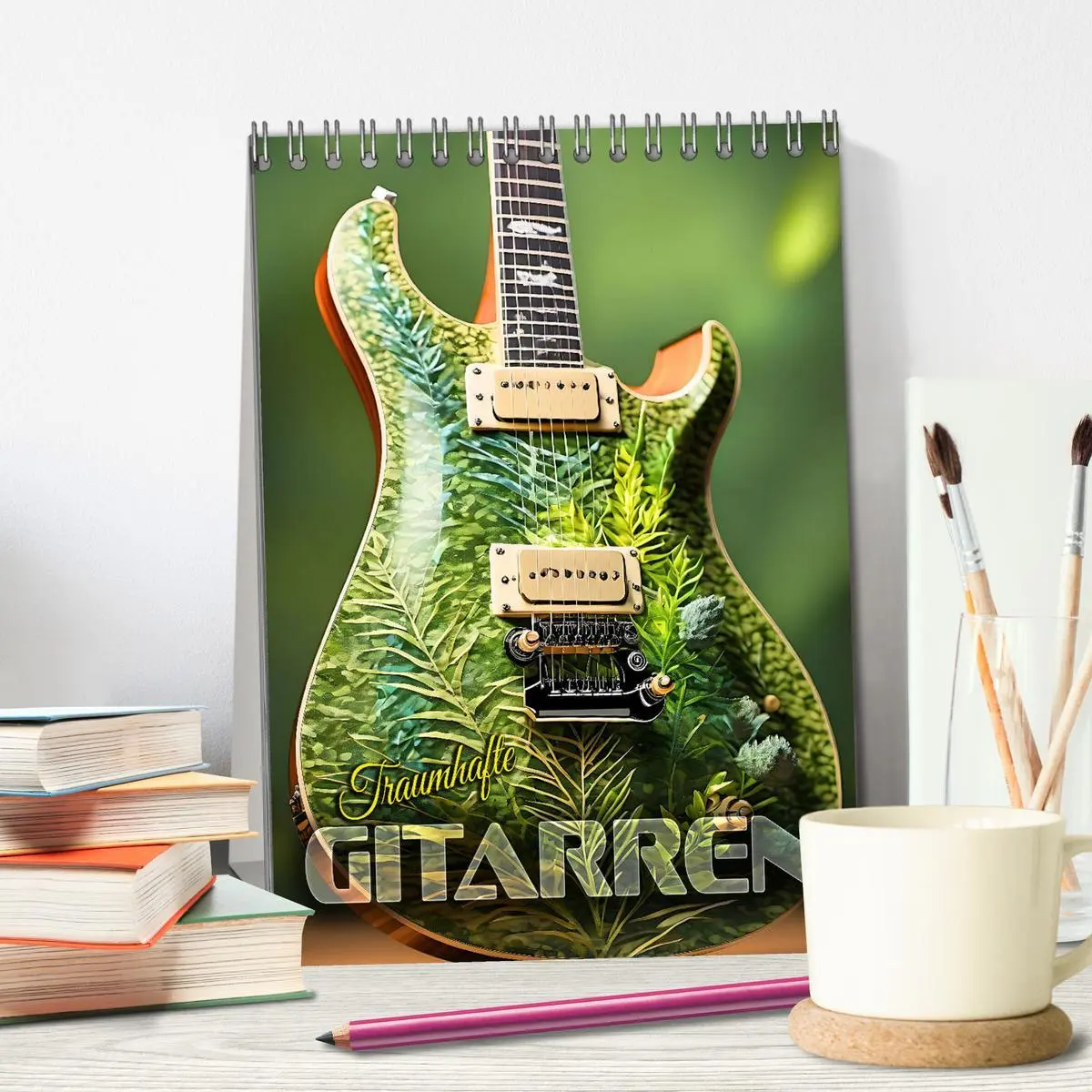 Bild: 9783516264647 | Traumhafte Gitarren (Tischkalender 2026 DIN A5 hoch), CALVENDO...