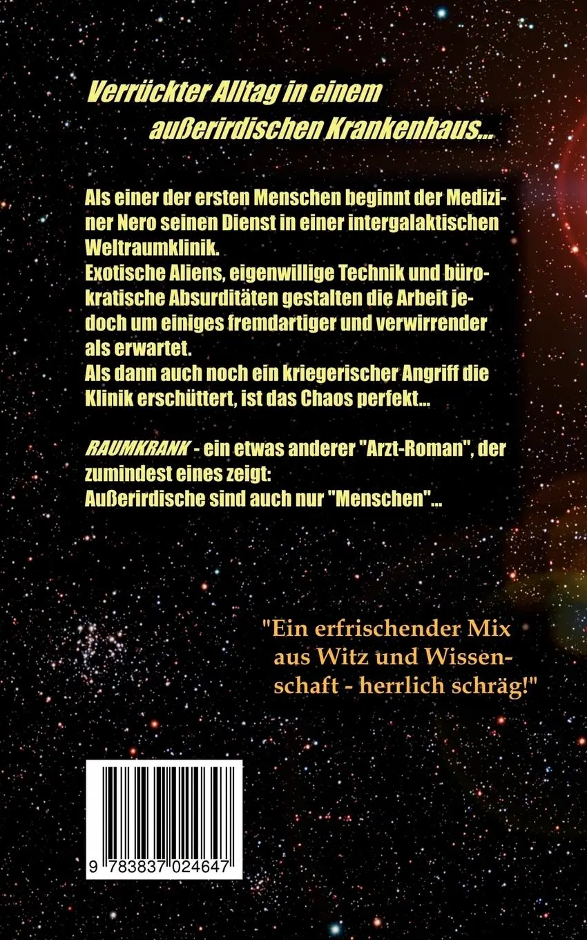 Rückseite: 9783837024647 | Raumkrank | Tariq Nazar | Taschenbuch | Paperback | 292 S. | Deutsch