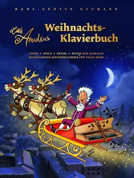 Cover: 9783865434647 | Little Amadeus Weihnachts-Klavierbuch | Hans-Günter Heumann | 80 S.
