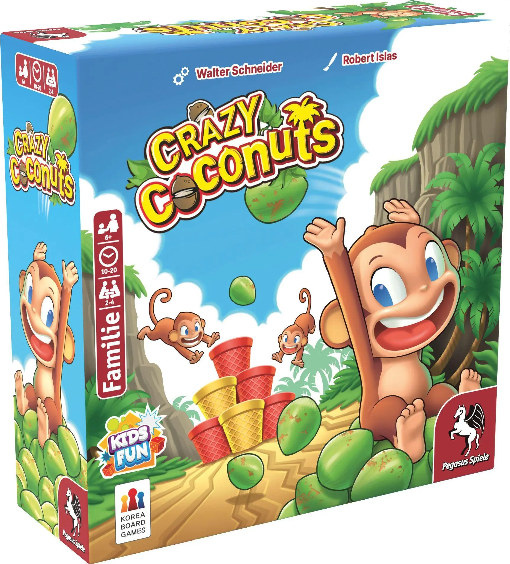 Cover: 4250231744747 | Crazy Coconuts | Spiel | 57210G | Deutsch | 2026 | Pegasus Spiele GmbH