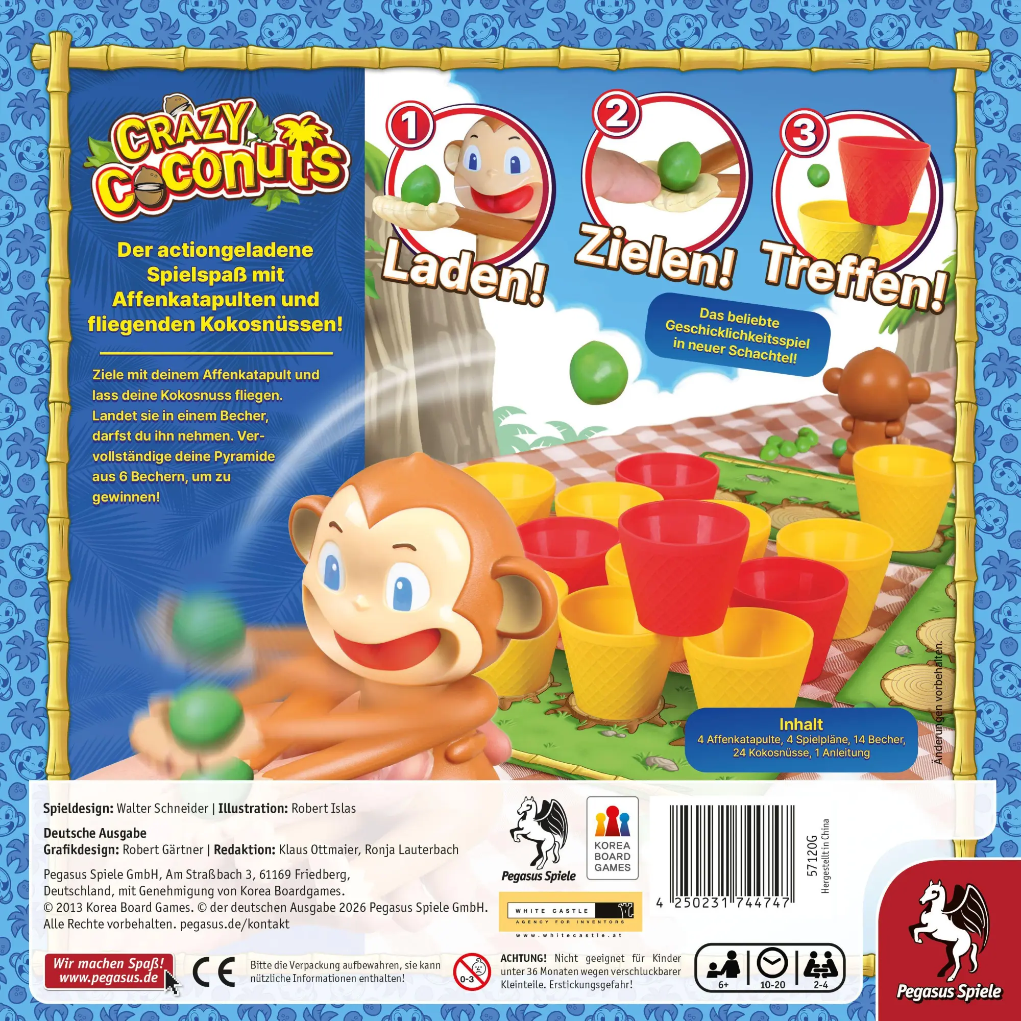 Bild: 4250231744747 | Crazy Coconuts | Spiel | 57210G | Deutsch | 2026 | Pegasus Spiele GmbH