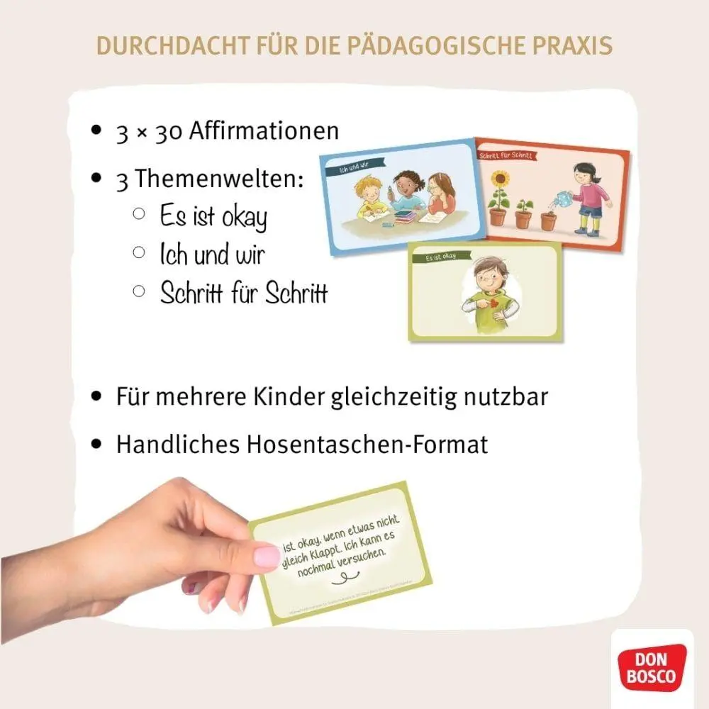 Bild: 4260694924747 | Schritt für Schritt! 3 x 30 Mut-mach-Affirmationen für Kinder in...