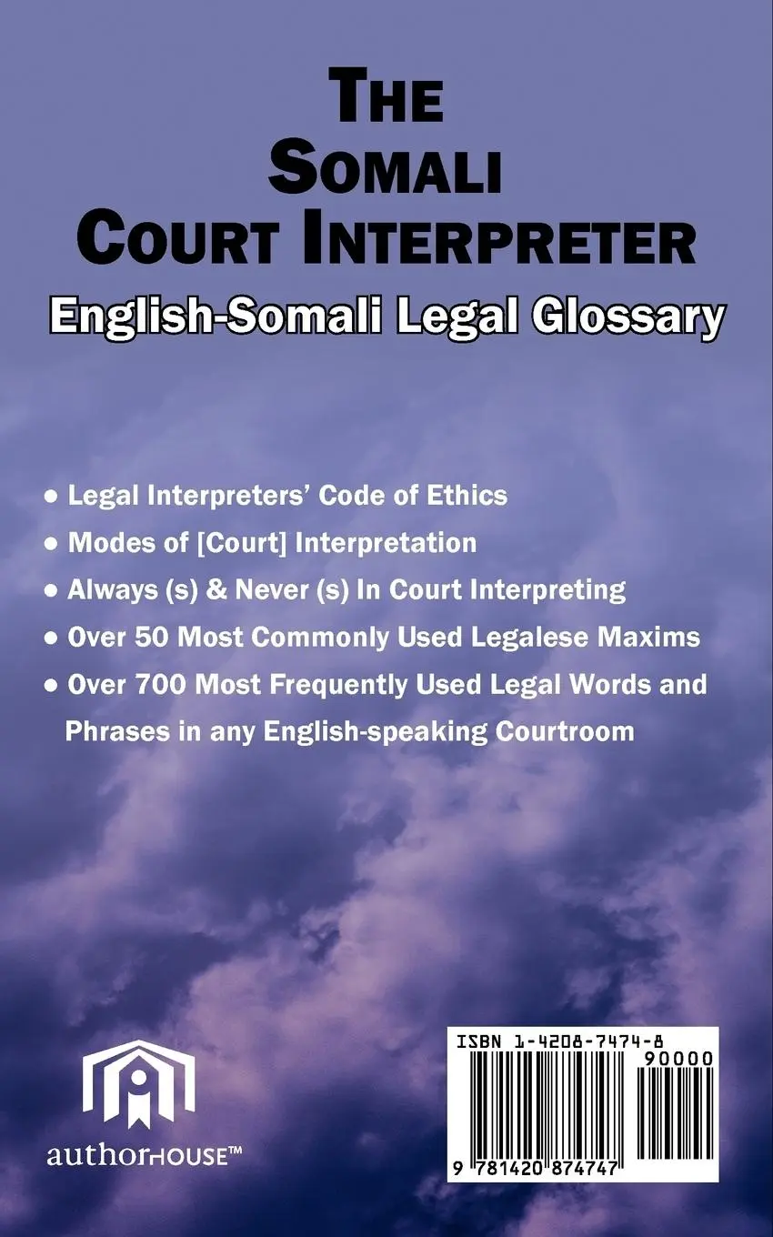Rückseite: 9781420874747 | The Somali Court Interpreter | Adam I. O'Hirsi | Taschenbuch | 2005