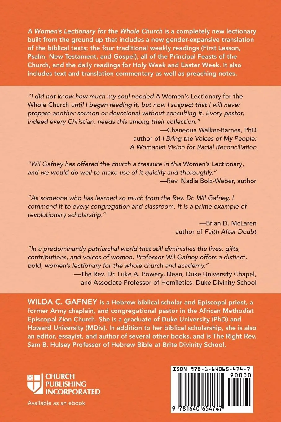 Rückseite: 9781640654747 | A Women's Lectionary for the Whole Church Year W | Wilda C Gafney