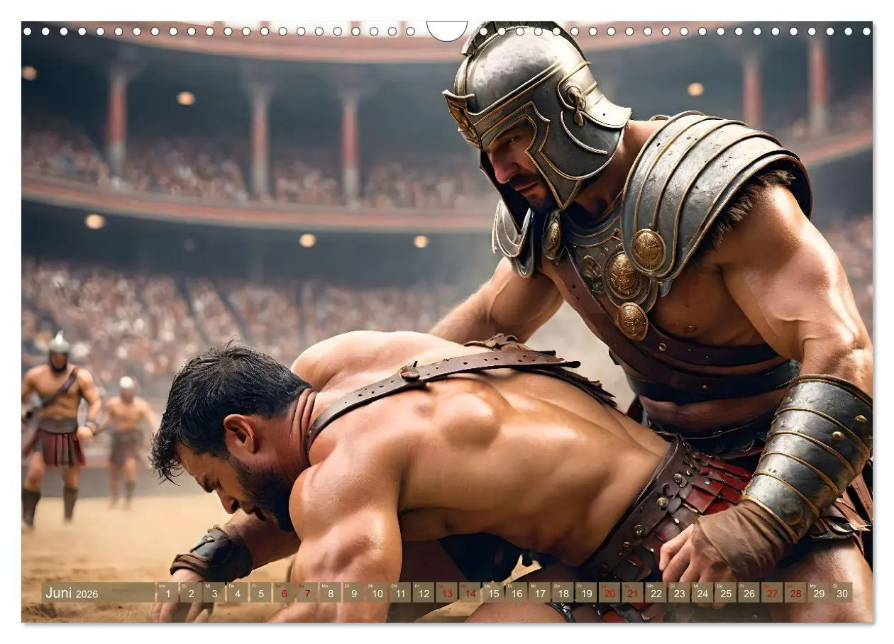 Bild: 9783457304747 | Gladiatoren - ein Leben für den Kampf (Wandkalender 2026 DIN A3...