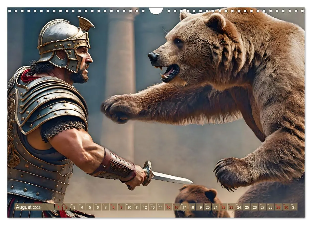Bild: 9783457304747 | Gladiatoren - ein Leben für den Kampf (Wandkalender 2026 DIN A3...