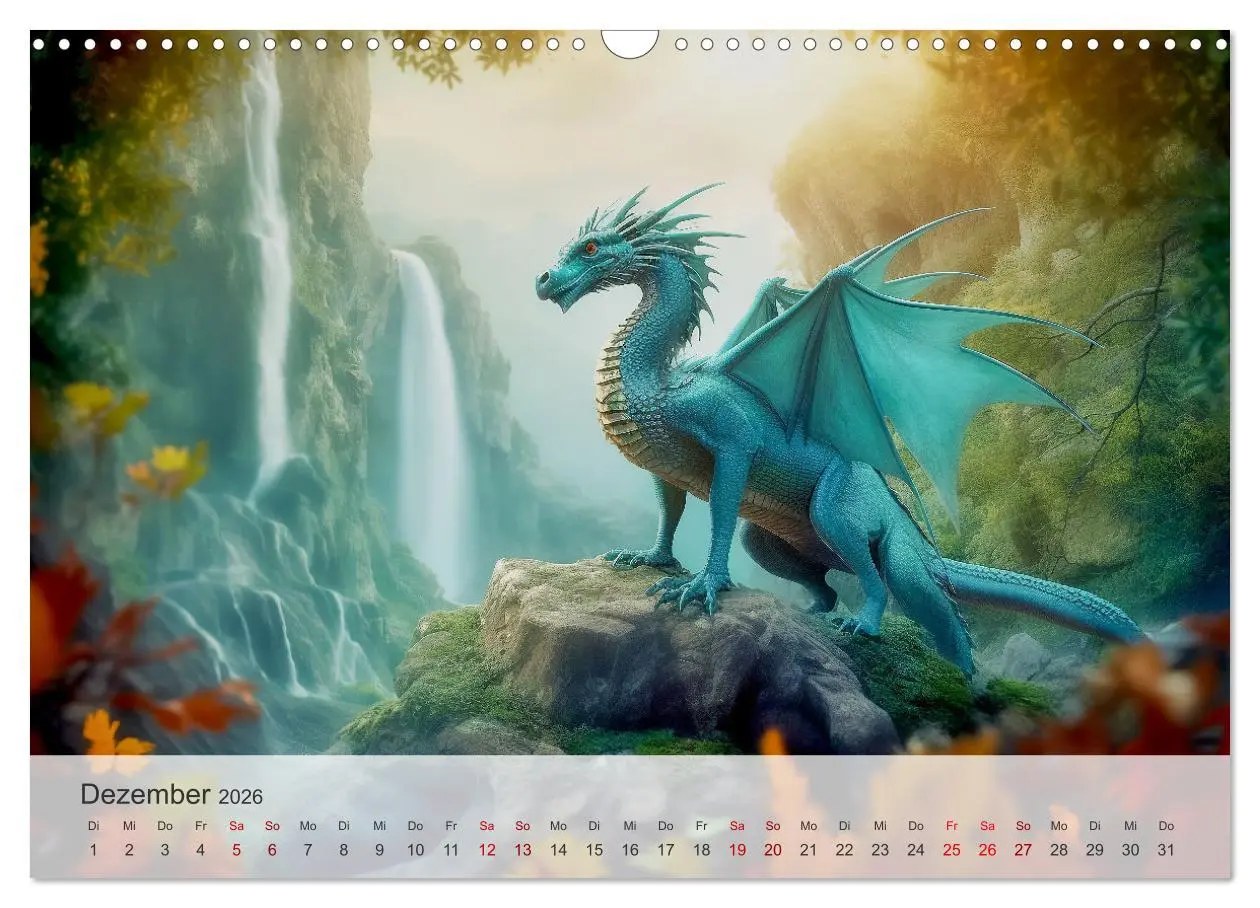 Bild: 9783457474747 | Im Land der schönen Drachen (Wandkalender 2026 DIN A3 quer),...