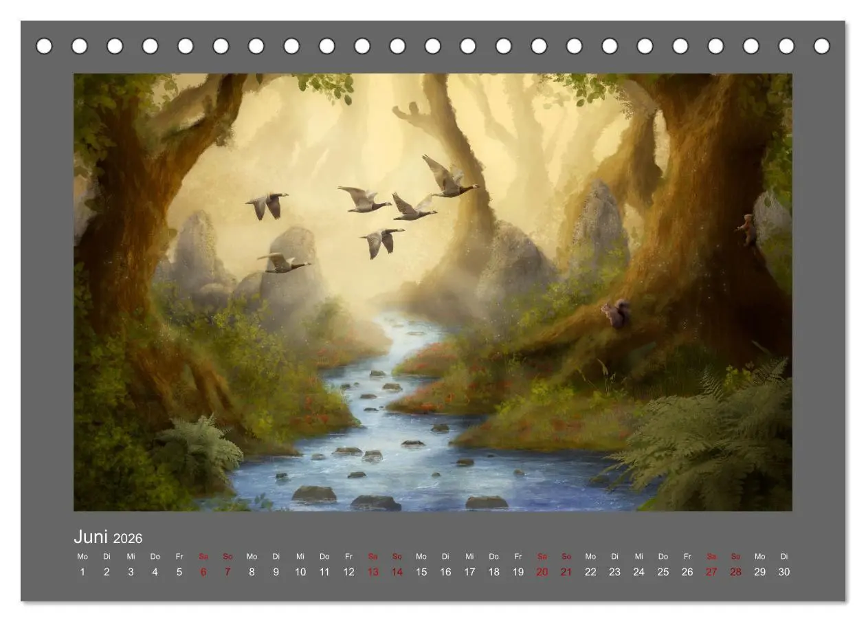 Bild: 9783457544747 | Geheimnisse des alten Waldes (Tischkalender 2026 DIN A5 quer),...