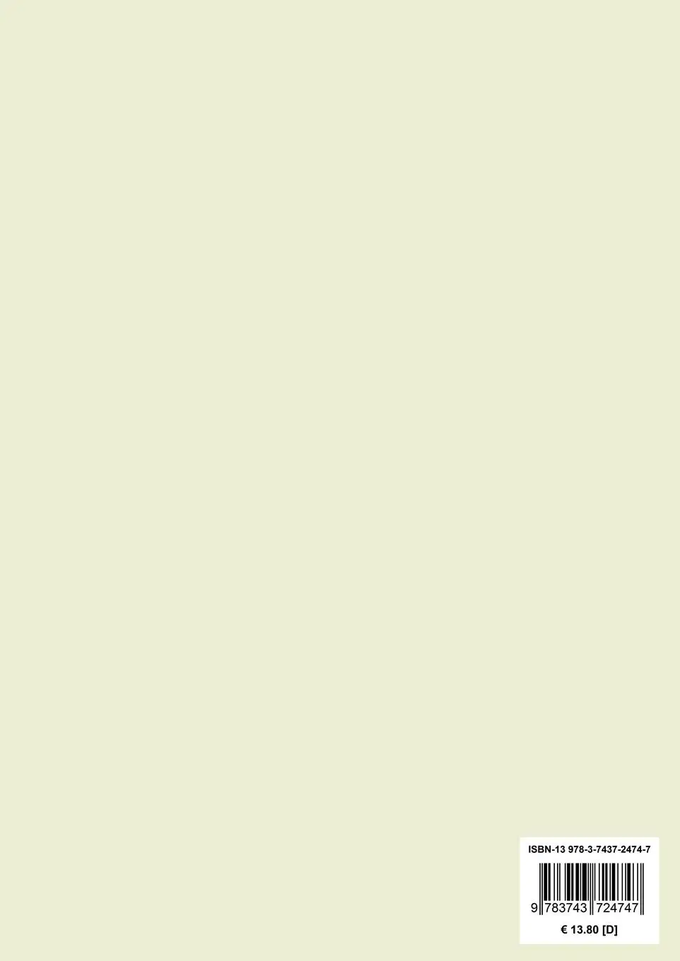 Rückseite: 9783743724747 | The Picture of Dorian Gray / Das Bildnis des Dorian Gray | Oscar Wilde