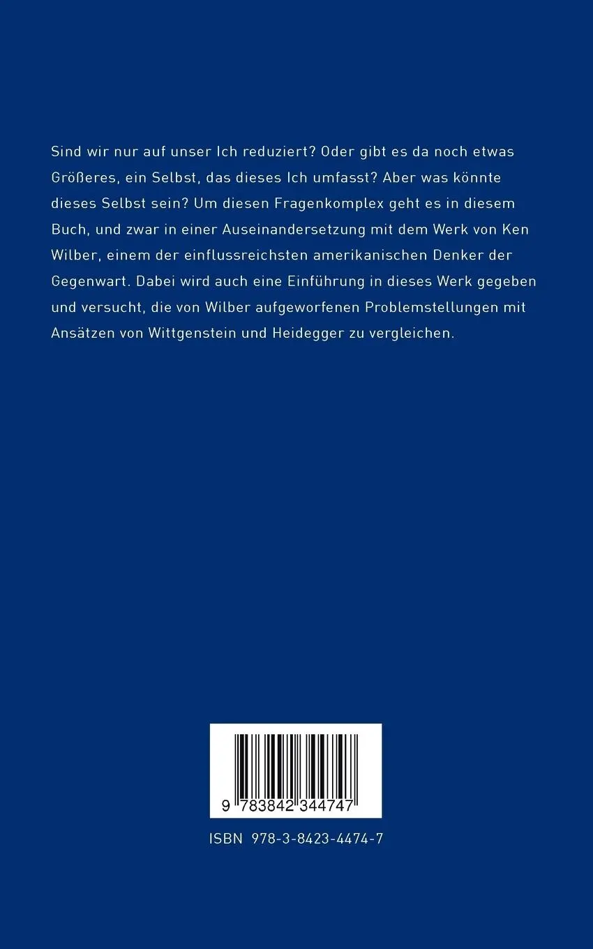 Rückseite: 9783842344747 | Erkenne Ich und Selbst | Auseinandersetzung mit Ken Wilbers Werk