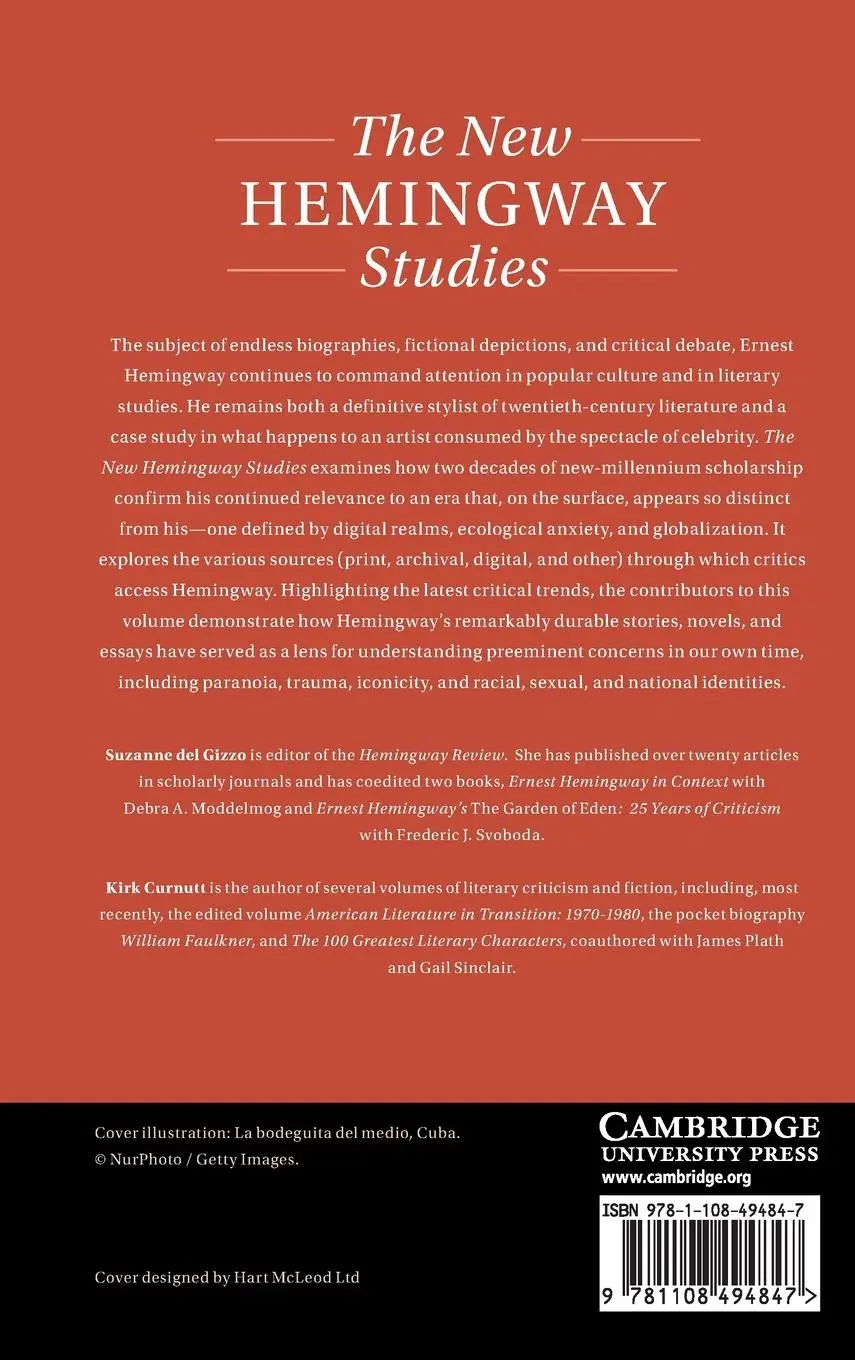 Rückseite: 9781108494847 | The New Hemingway Studies | Kirk Curnutt (u. a.) | Buch | Gebunden