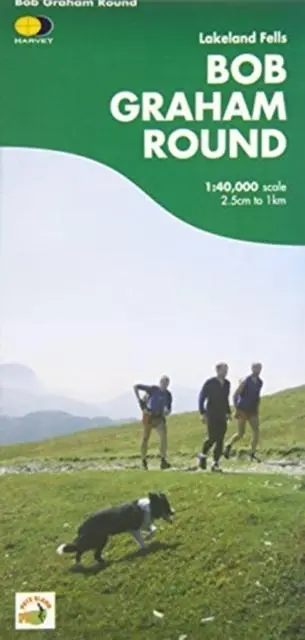 Cover: 9781851374847 | Bob Graham Round | Lakeland Fells | Harvey Map Services Ltd. | 2009