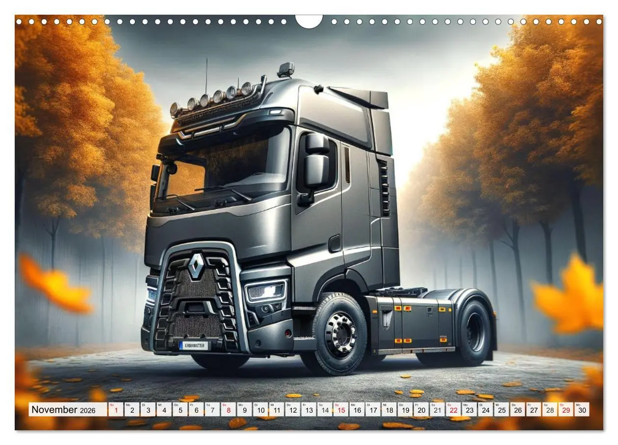 Bild: 9783457464847 | Faszination Truck: KI-Designs von Lack und Leistung (Wandkalender...