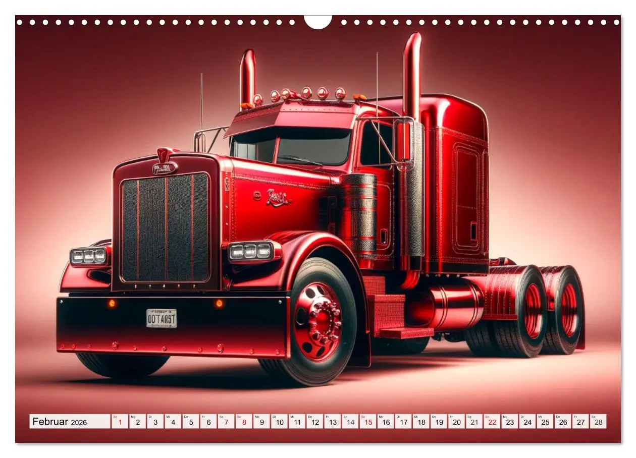 Bild: 9783457464847 | Faszination Truck: KI-Designs von Lack und Leistung (Wandkalender...
